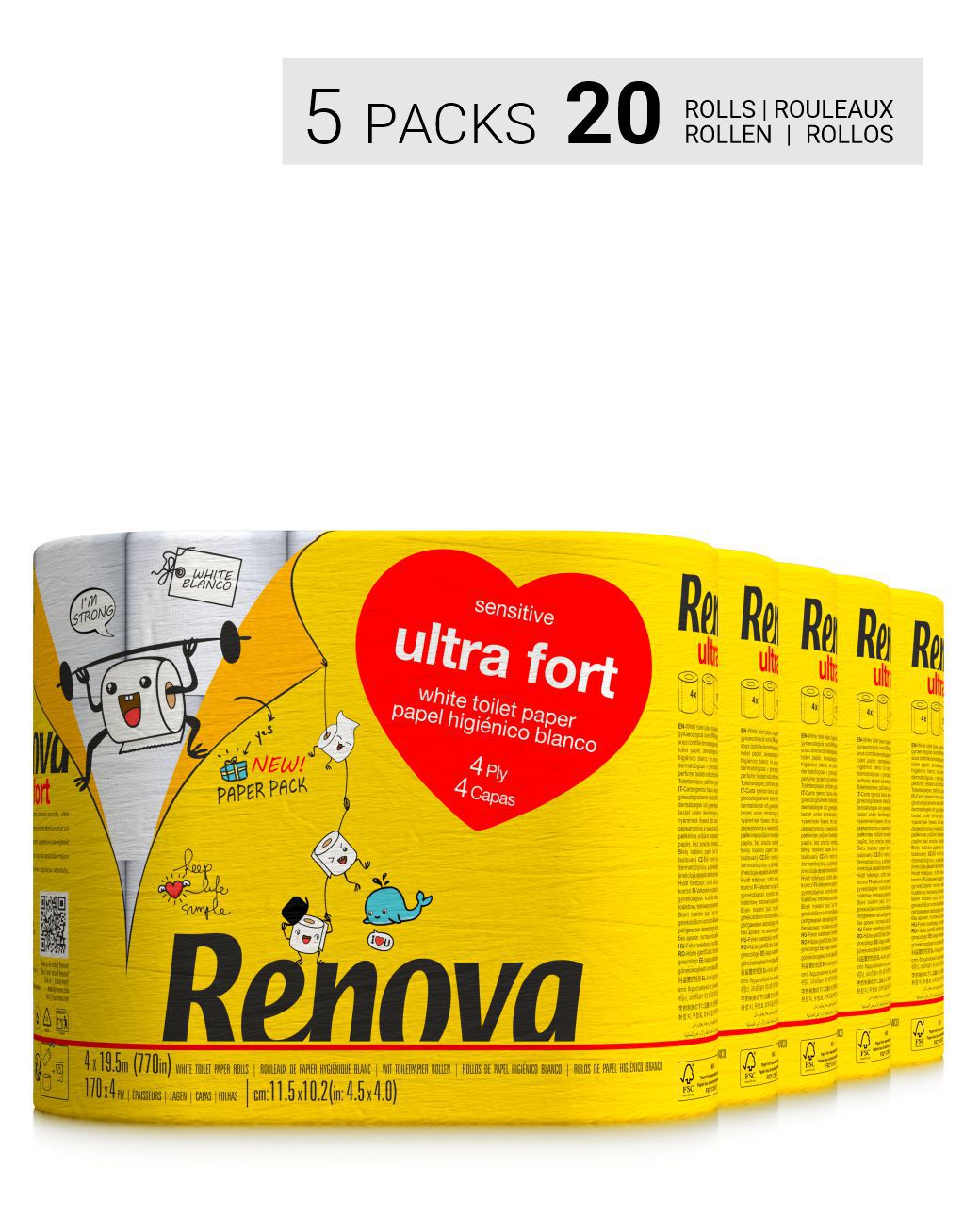 Toilet Paper Ultra Fort 20R